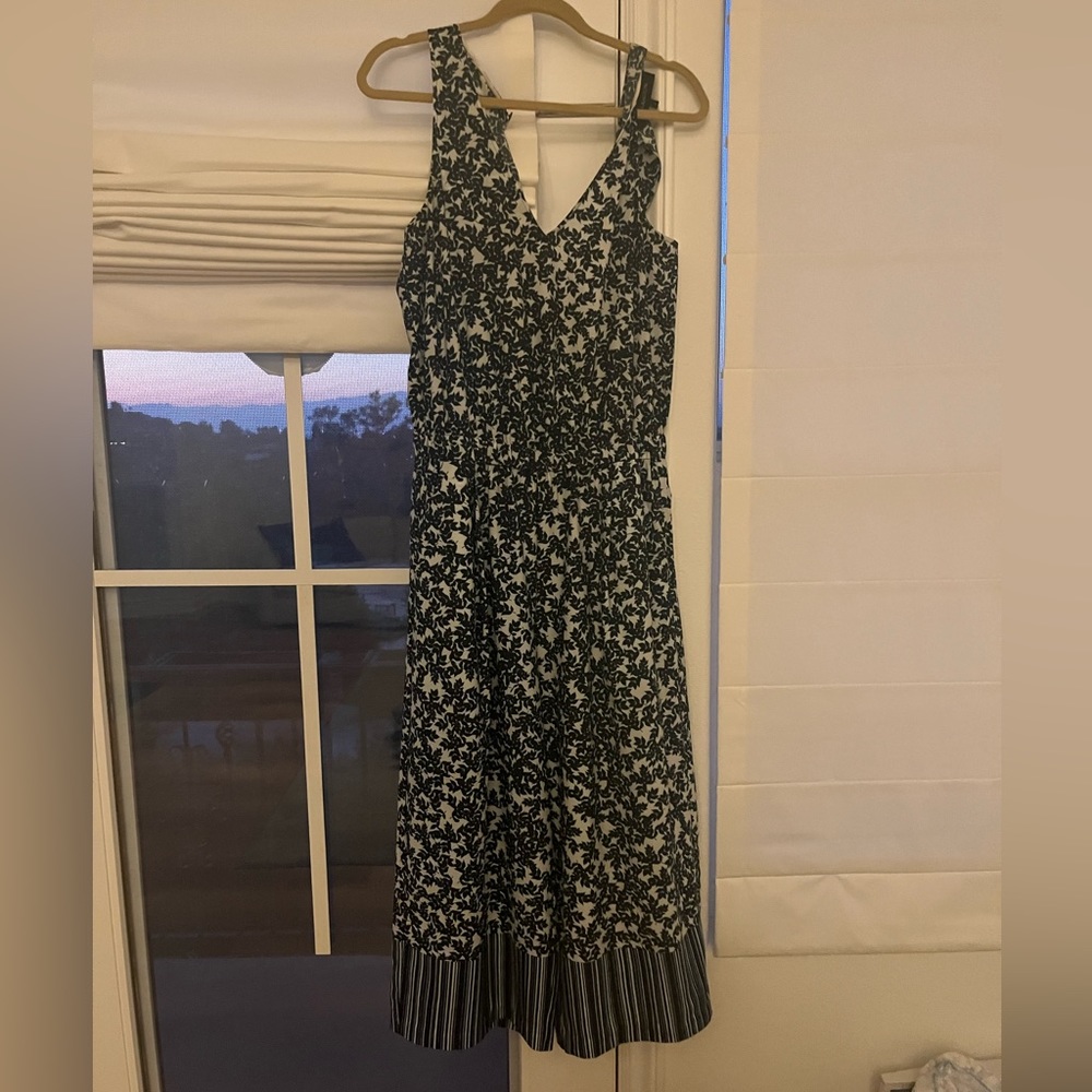 Patterned vneck jumpsuit